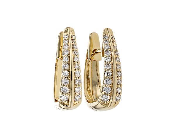 B329-48768: EARRINGS .50 TW