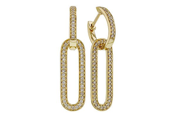B329-48813: EARRINGS .54 TW