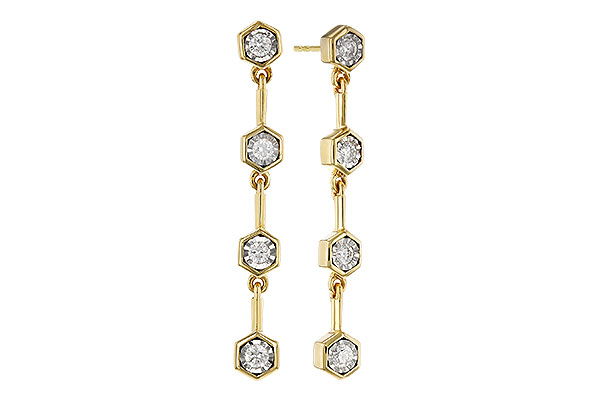 B329-52413: EARRINGS .25 TW