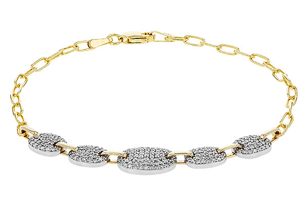 B329-53277: BRACELET .75 TW (7")