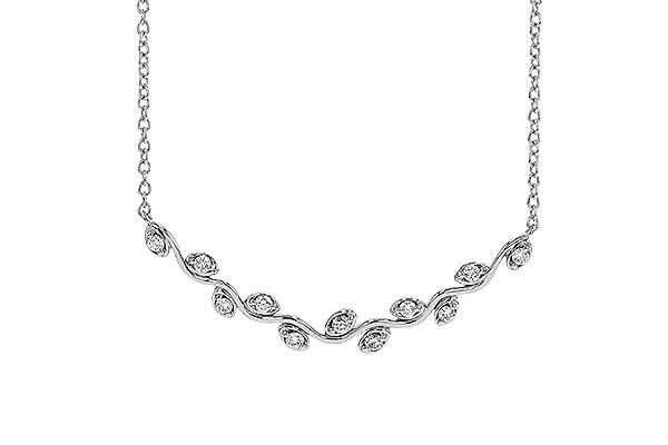 B329-53313: NECKLACE .25 TW (18")