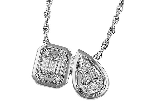 B329-53331: NECKLACE .17 BAG .25 TW