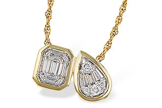 B329-53331: NECKLACE .17 BAG .25 TW