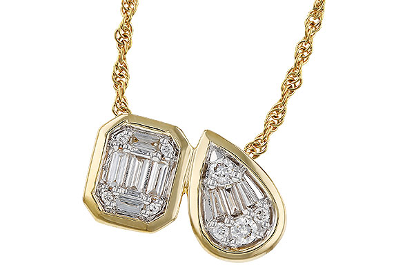 B329-53331: NECKLACE .17 BAG .25 TW