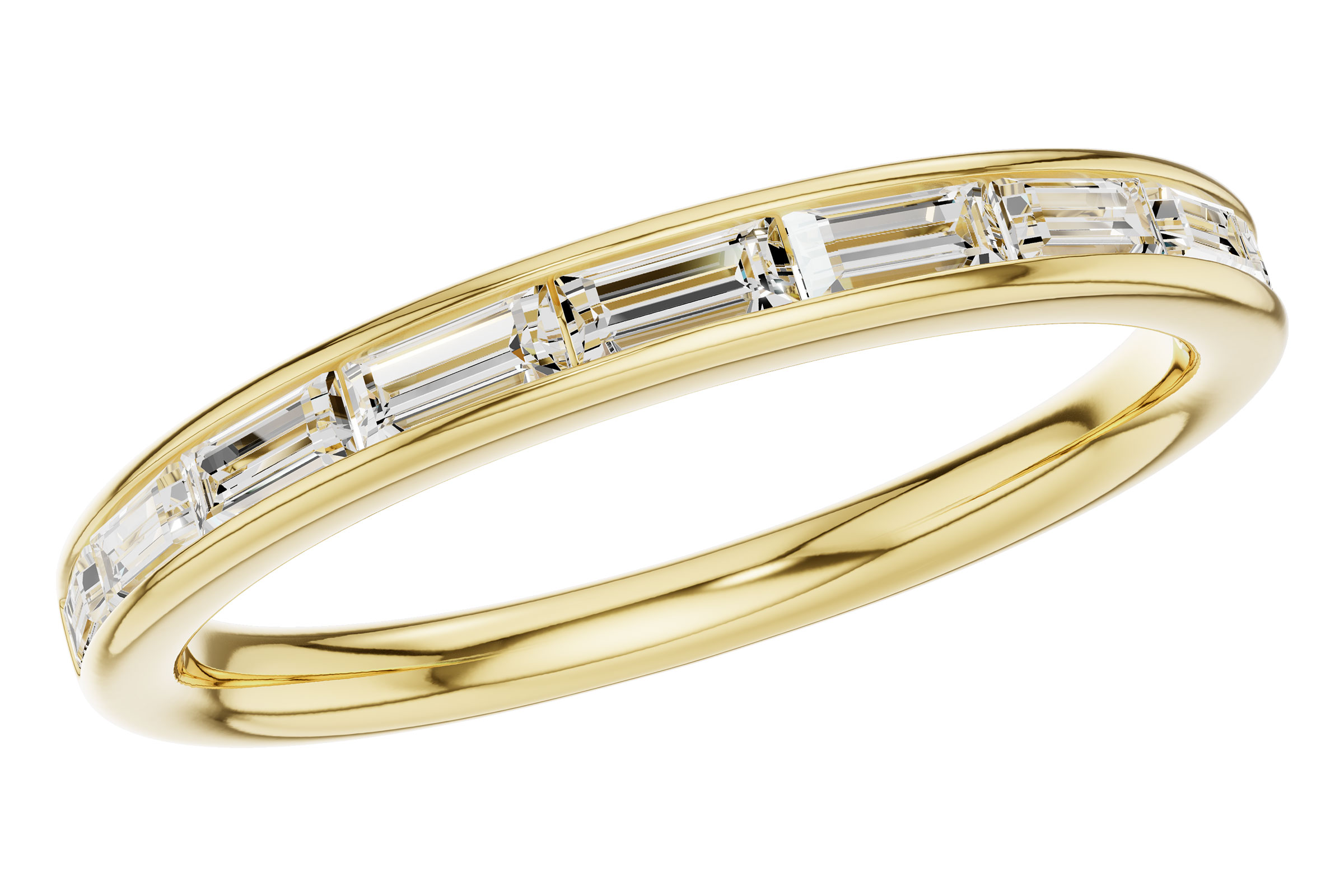 B330-36922: LDS DIA WED RG .44 TW BAGUETTES