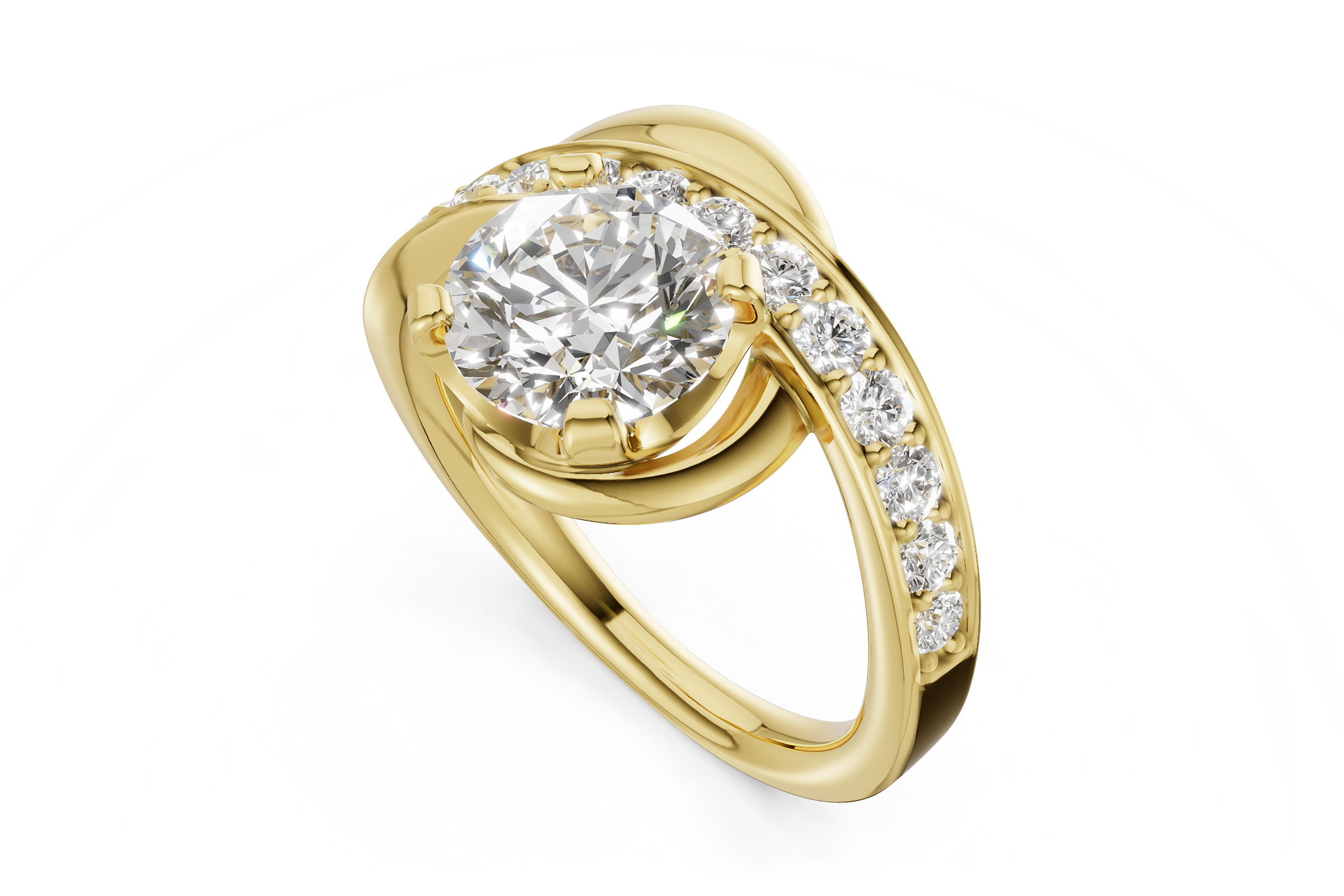 B330-36986: LDS SEMI DIA RG .50 TW