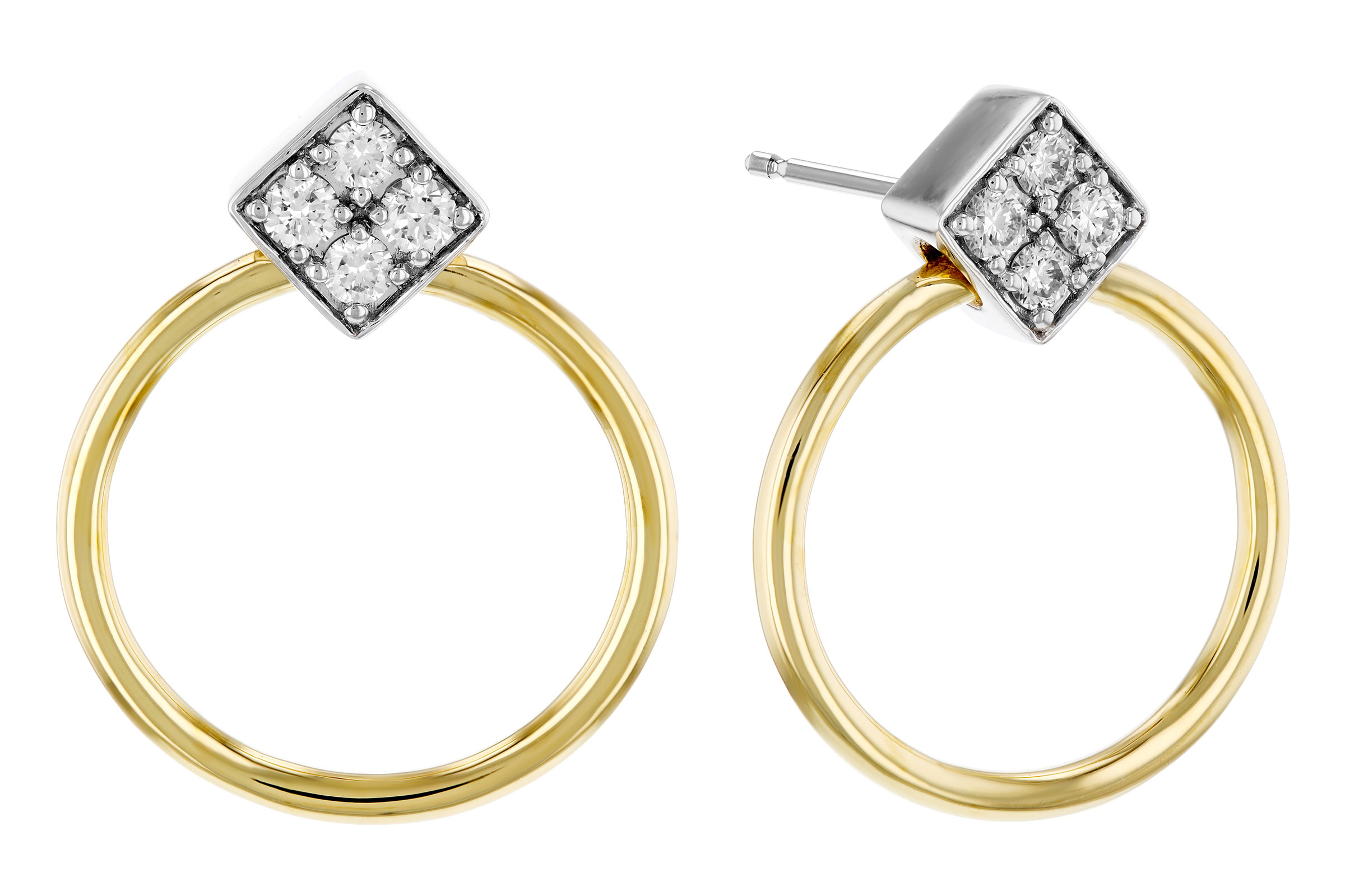 B330-37868: EARRINGS .25 TW