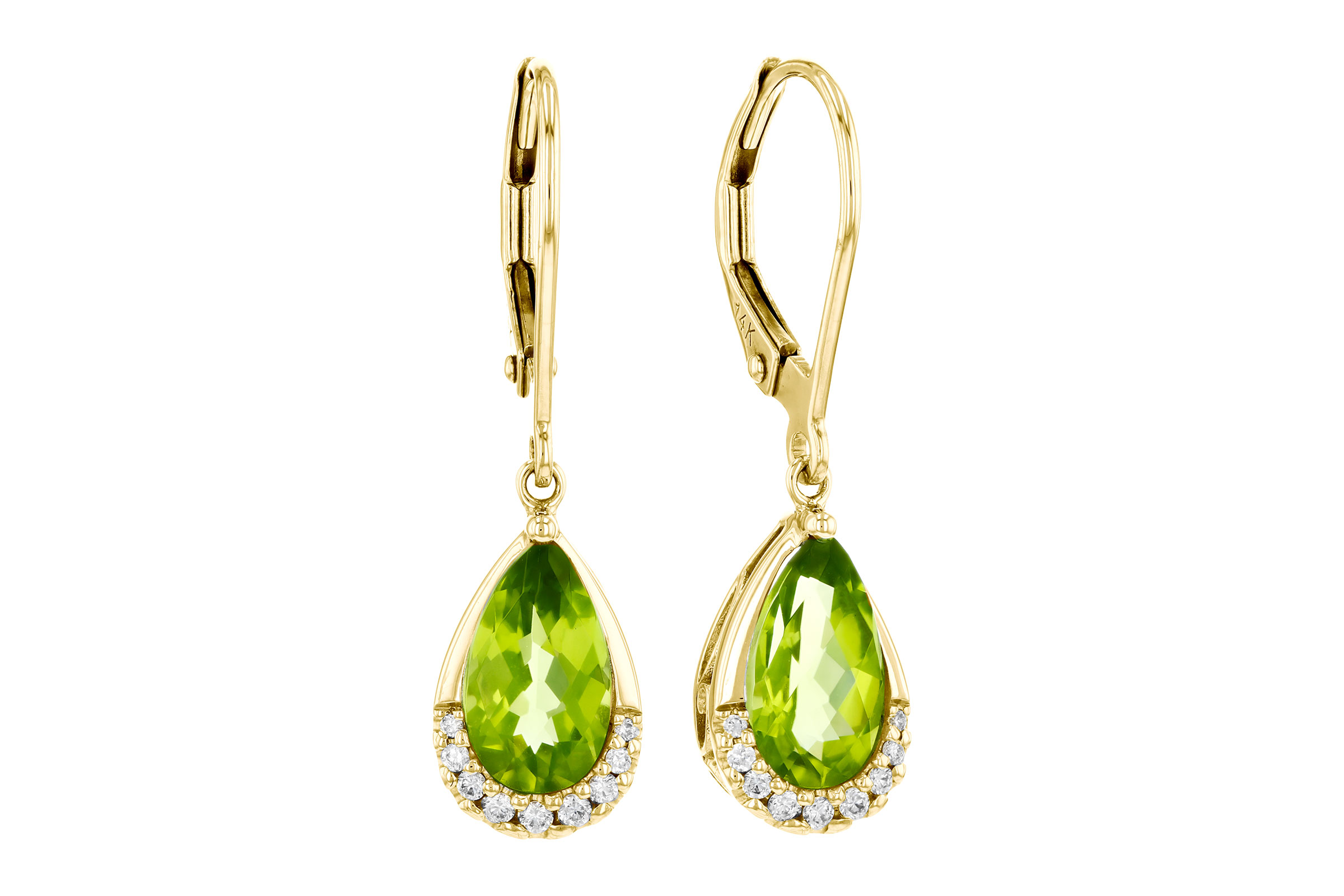B330-38740: EARR 1.85 PERIDOT 1.94 TGW (9x5MM PS)