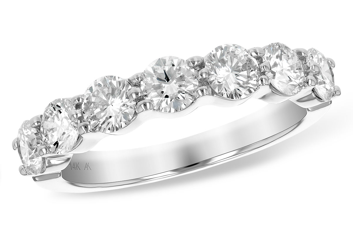 C147-69713: LDS DIA WED RG 1.50 TW (7 STONES)
