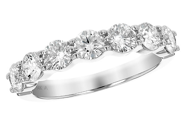 C147-69713: LDS DIA WED RG 1.50 TW (7 STONES)