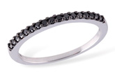 C239-53340: LDS WED RG .16 TW BLACK DIAS