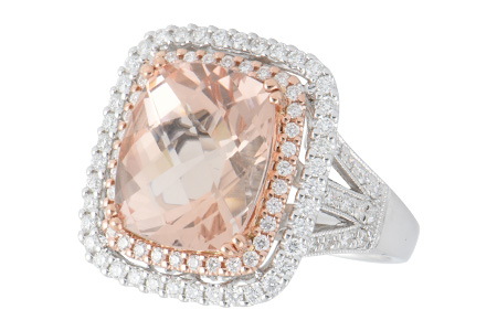 C243-13286: LDS RG 4.25 MORGANITE 4.83 TGW