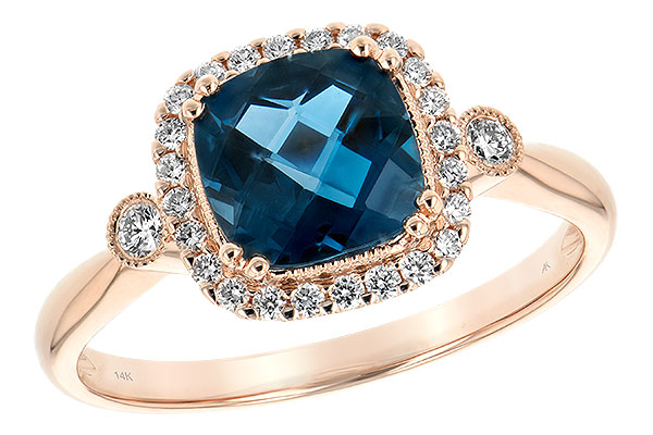 C244-01477: LDS RG 1.62 LONDON BLUE TOPAZ 1.78 TGW (7MM LBT)