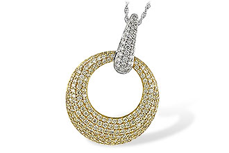 C244-03349: NECK 1.64 YELLOW DIAS 1.90 TW