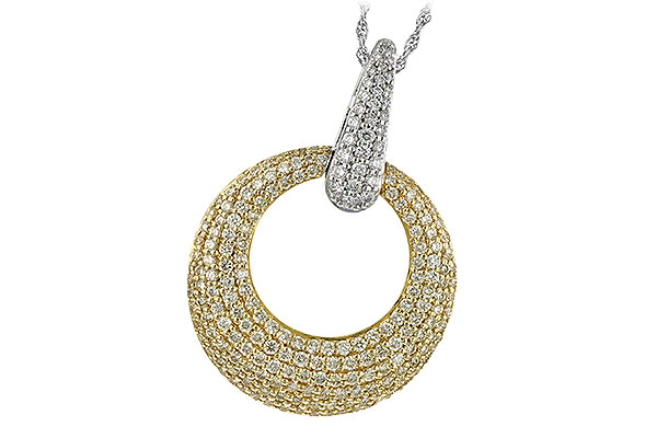 C244-03349: NECK 1.64 YELLOW DIAS 1.90 TW