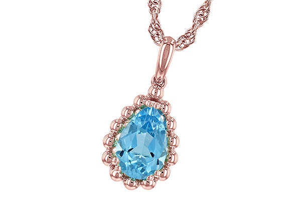 C244-04258: NECKLACE 1.55 CT BLUE TOPAZ
