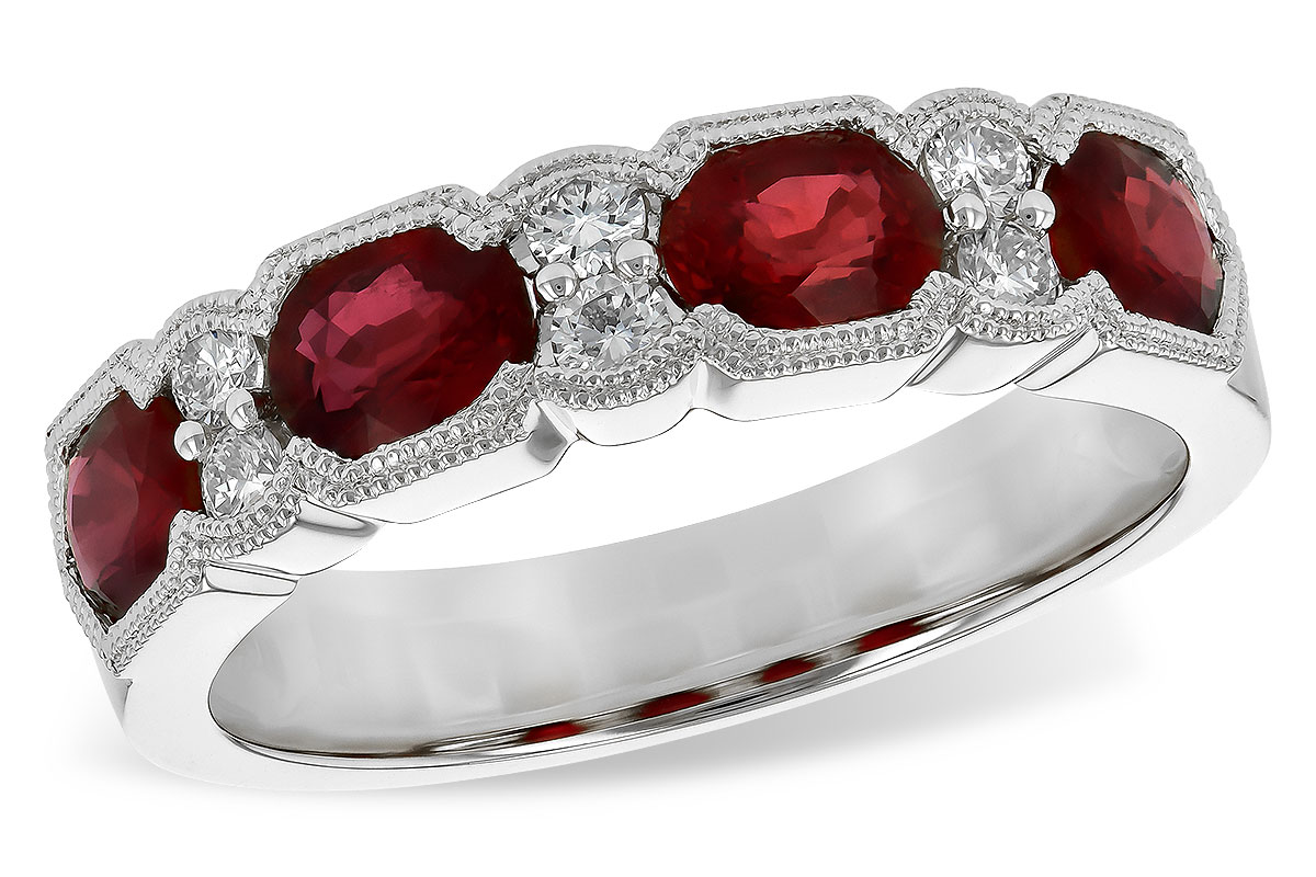C244-93340: LDS WED RG 1.66 RUBY 1.84 TGW (5x4MM RUBY)