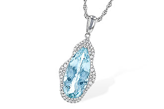 C244-96940: NECK 3.97 AQUAMARINE 4.20 TGW