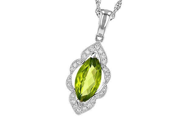 C244-96977: NECK .94 PERIDOT 1.05 TGW