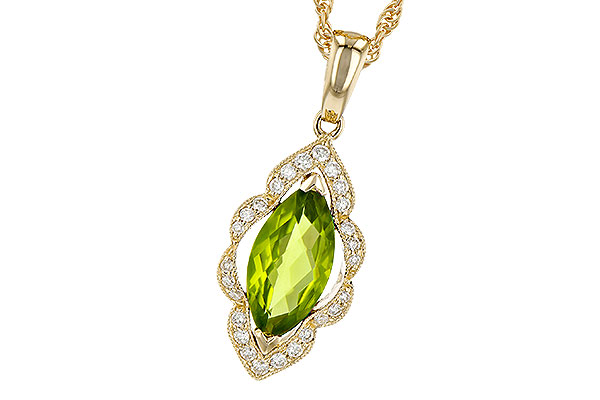 C244-96977: NECK .94 PERIDOT 1.05 TGW
