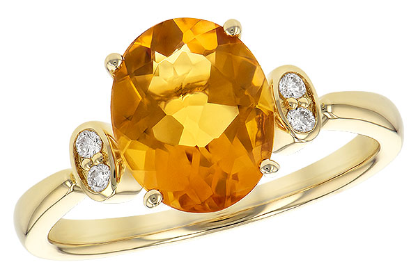 C244-98813: LDS RG 2.04 CITRINE 2.10 TGW (10x8MM CIT)