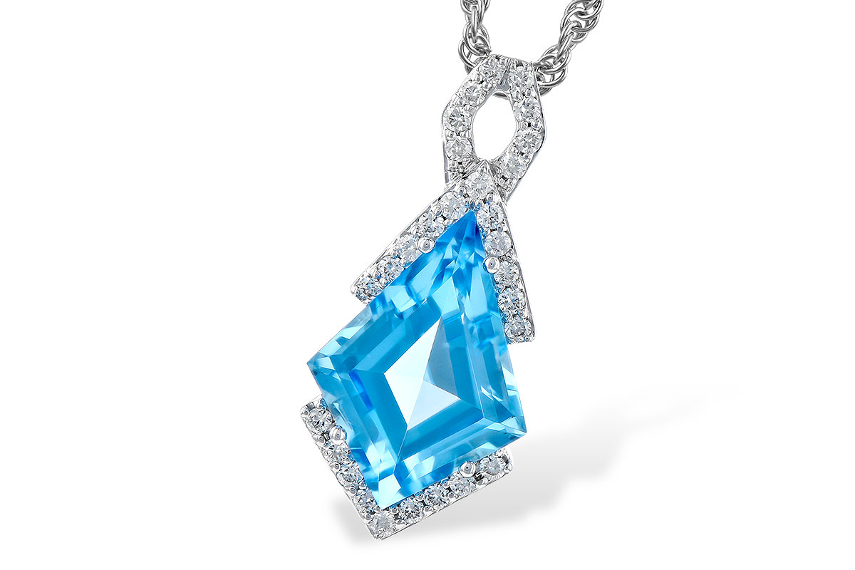C327-66004: NECK 2.40 BLUE TOPAZ 2.53 TGW