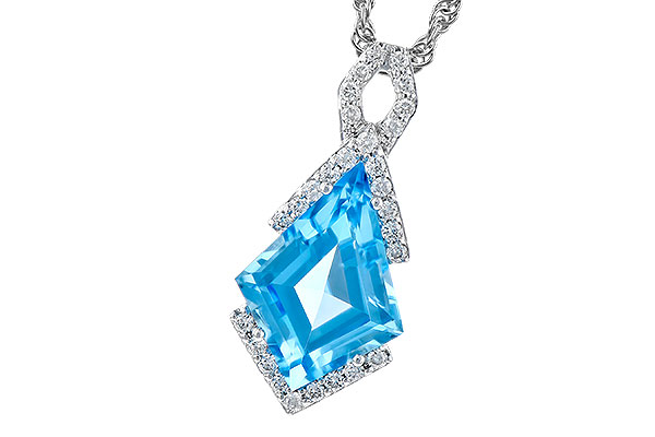 C327-66004: NECK 2.40 BLUE TOPAZ 2.53 TGW