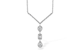 C327-67849: NECK .04 BAGUETTE .50 TW