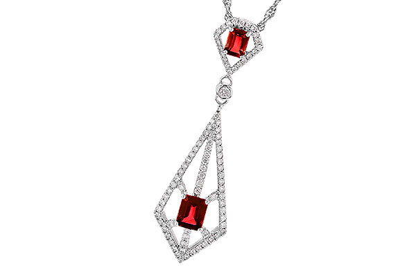 C327-67877: NECK .63 TW RUBY .93 TGW