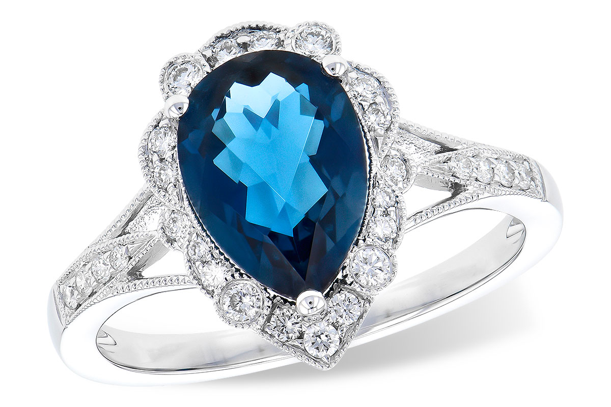 C327-70622: LDS RG 2.25 LONDON BLUE TOPAZ 2.47 TGW (10x7 PS)