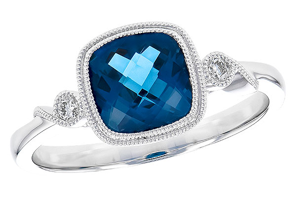 C328-55095: LDS RG 1.70 LONDON BLUE TOPAZ 1.75 TGW