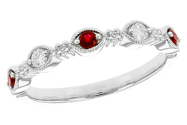 C328-56995: LDS WED RG .14 TW RUBY .23 TGW
