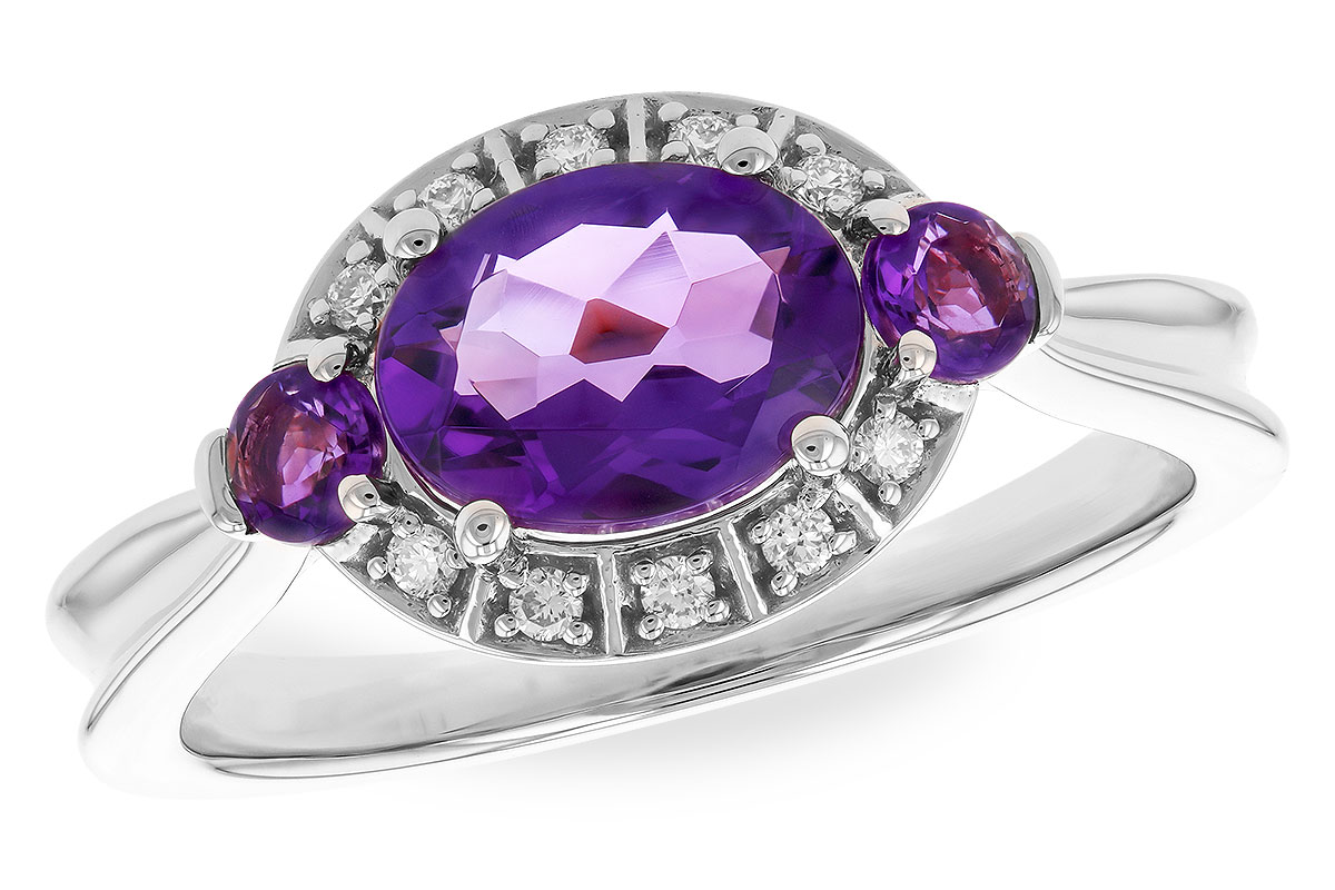 C328-57895: LDS RG 1.32 TW AMETHYST 1.40 TGW