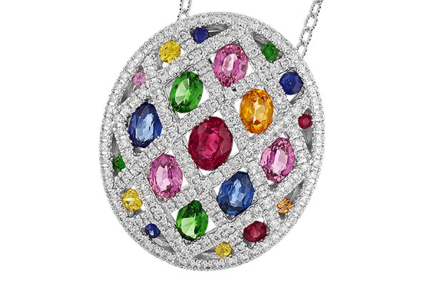 C328-59686: NECK 2.45 MULTI-COLOR TW 3.00 TGW