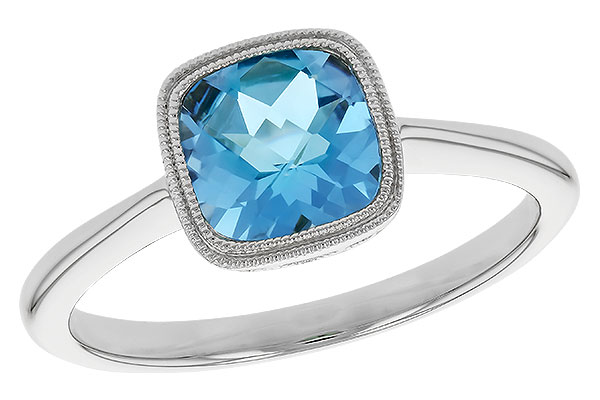 C328-61458: LDS RG 1.45 CT SWISS BLUE TOPAZ