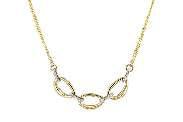 C329-46922: NECKLACE .25 TW (18")