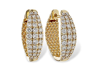 C329-49640: EARRINGS 1.50 TW