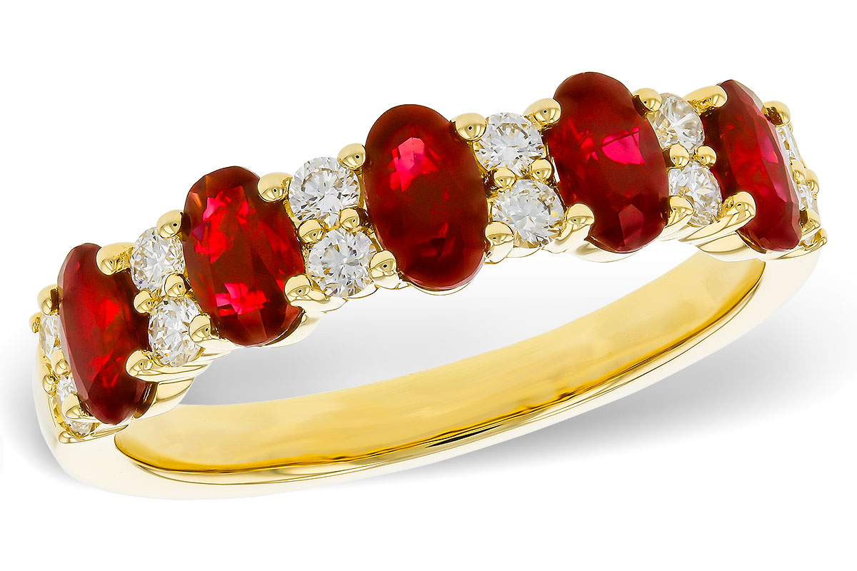 C329-49695: LDS WED RG 1.51 TW RUBY 1.80 TGW
