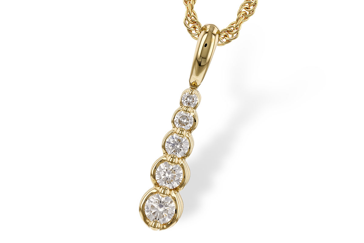 C329-51486: NECKLACE .25 TW