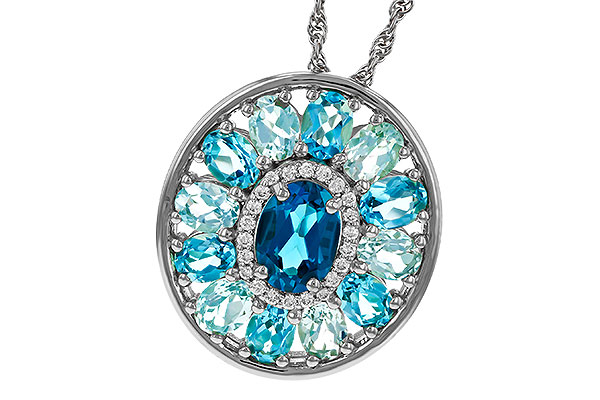C329-52431: NECK 3.02 TW BLUE TOPAZ 3.10 TGW (7x5MM LBT CTR)