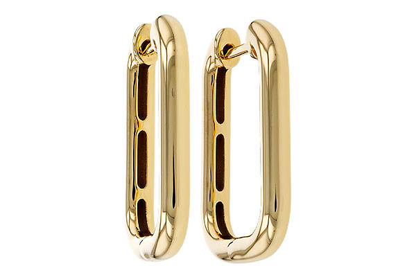C329-52449: GOLD EARRINGS (23MM)