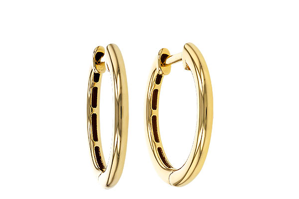 C329-53286: GOLD EARRINGS (16MM)