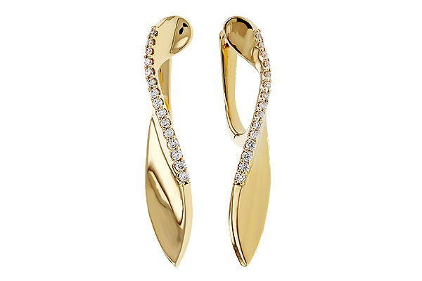 C329-53304: EARRINGS .18 TW