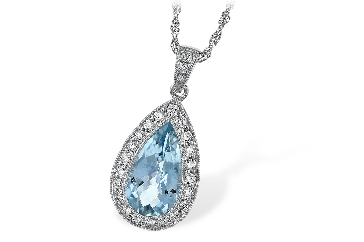 D060-45167: NECKLACE 2.20 AQUA 2.55 TGW