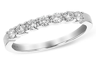 D238-59640: LDS DIA WED RG .33 TW (7 STONES)