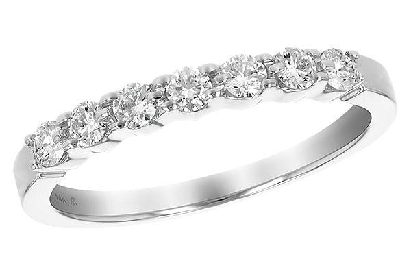 D238-59640: LDS DIA WED RG .33 TW (7 STONES)