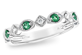 D239-53358: LDS WED RG .15 EMERALD .21 TGW