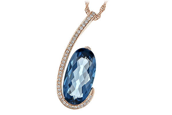 D244-01540: NECK 4.48 LONDON BLUE TOPAZ 4.60 TGW