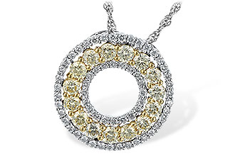 D244-02395: NECK 1.08 YELLOW DIAS 1.55 TW