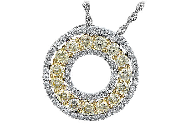 D244-02395: NECK 1.08 YELLOW DIAS 1.55 TW